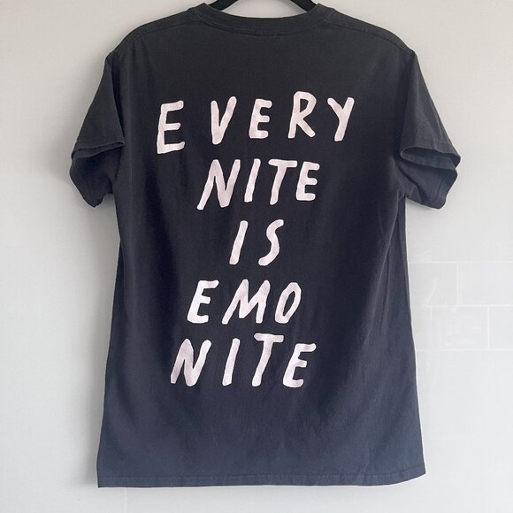 Emo Nite “Every Nite Is Emo Nite” Graphic T-Shirt Black Size Small – Made in LA - Picture 1 of 4